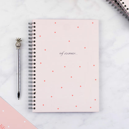 IVF Planner / Personalised IVF Journal - Pink Polka Dot